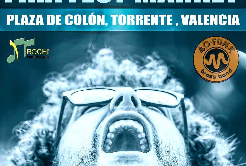 Actuación 40 Funk Brass Band – Sábado 7 de Octubre a las 20:00 horas – Plaza de Colón (Torrent)