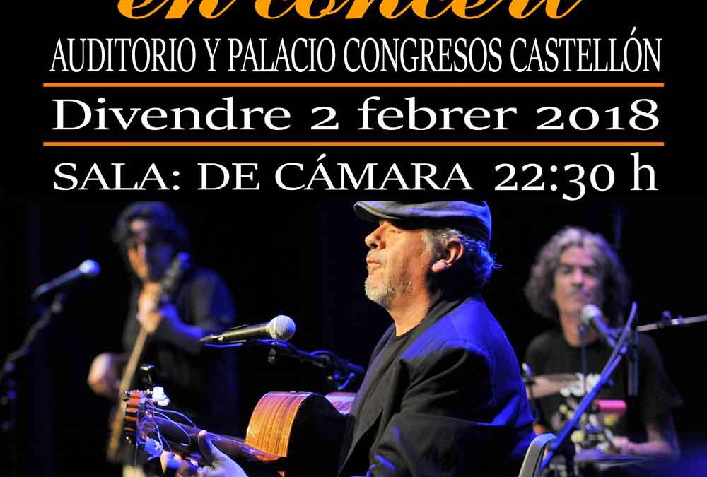 Concierto EG&M- 2 de Febrero en el auditorio y Palacio de Congresos de Castellón
